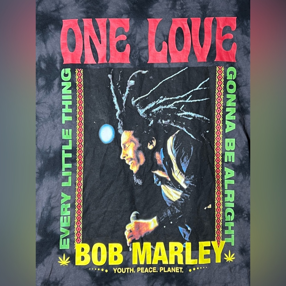 Embroidered Bob Marley One Love